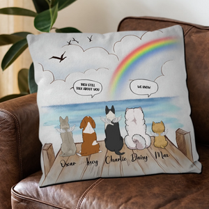 They Still Talk About You – I Know Pillow | Touching Custom Dog Gift for Owners | 89Prints
