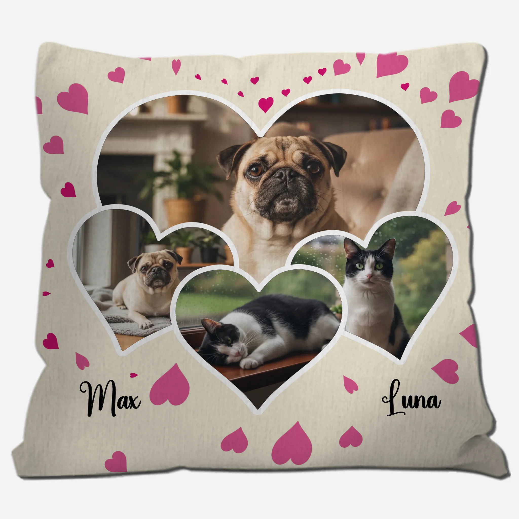 Personalized Pet Photo Pillow – Special Gift From The Dog – 89Prints
