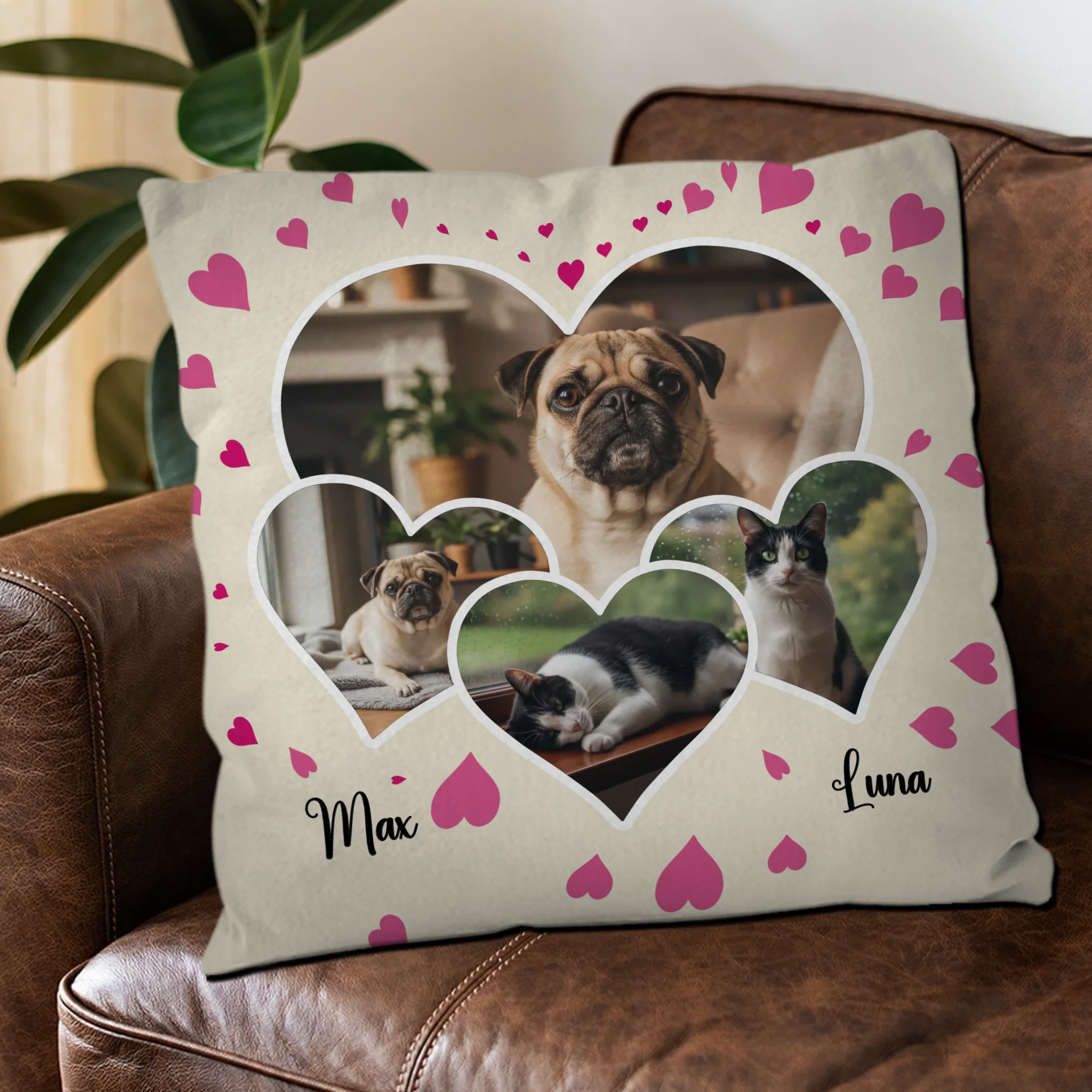 Personalized Pet Photo Pillow – Special Gift From The Dog – 89Prints