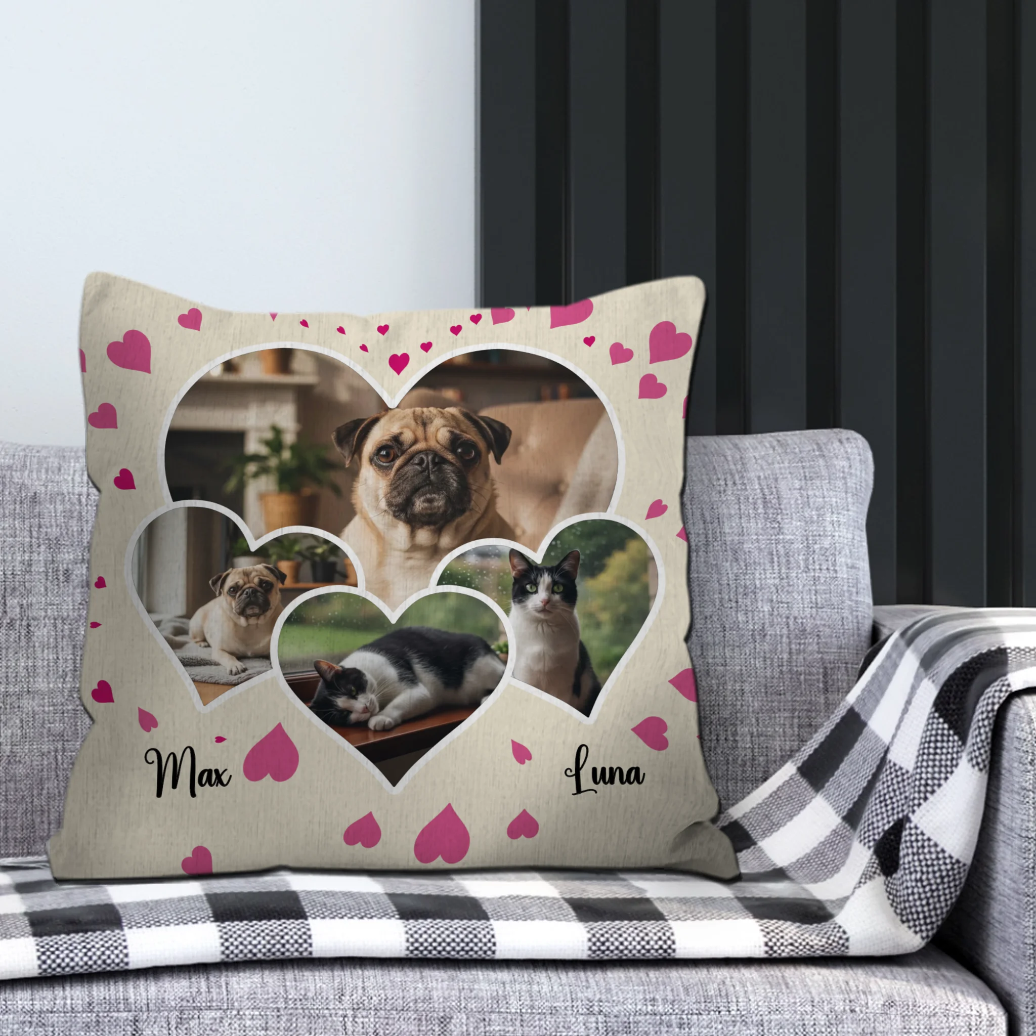 Personalized Pet Photo Pillow – Special Gift From The Dog – 89Prints