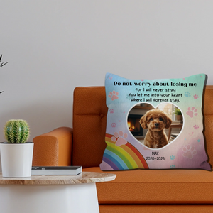 Do Not Worry About Losing Me Pillow – One-Of-A-Kind Present For Dog Owners – 89Prints