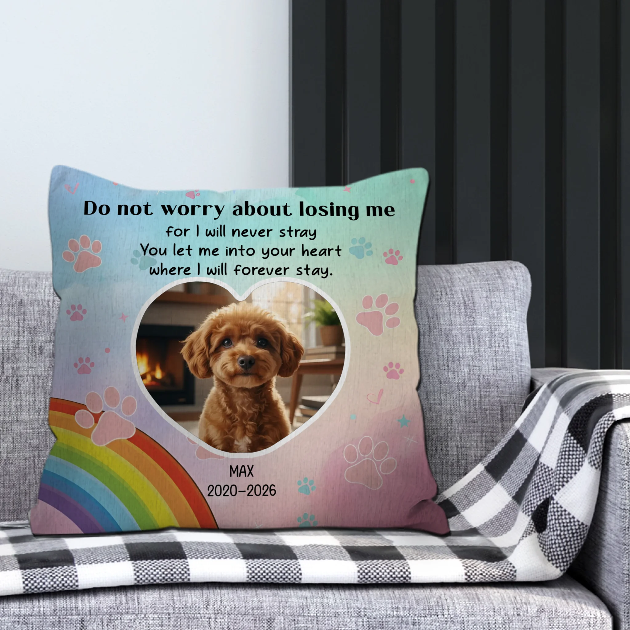 Do Not Worry About Losing Me Pillow – One-Of-A-Kind Present For Dog Owners – 89Prints