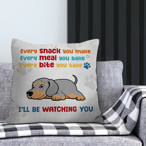 Every Bite You Take, Every Meal You Bake Pillow – Individualized Gift Ideas For Dog Owners – 89Prints
