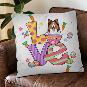 Easter Egg Dog Pillow – Adorable Personalized Easter Gift For Pet Lovers – 89Prints