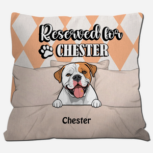 Reserved For Chester Pillow – One-Of-A-Kind Gift Idea For Dog Owners – 89Prints