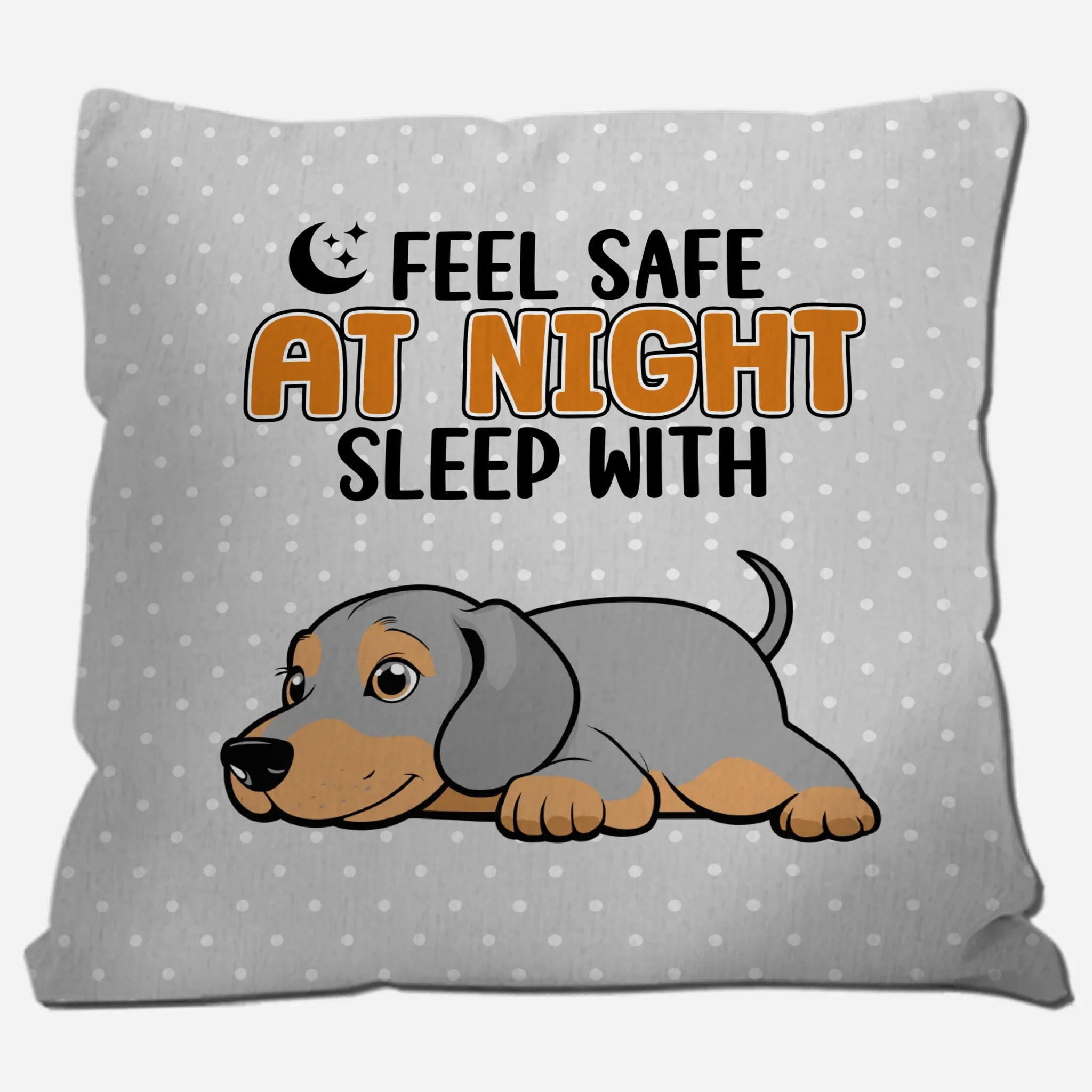 Feel Safe At Night, Sleep With Me Pillow – Emotional Unique Dog Gift – 89Prints