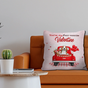 You’re My Furr-vourite Valentine Pillow – Tailored Gift For Pet Parents – 89Prints