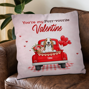 You’re My Furr-vourite Valentine Pillow – Tailored Gift For Pet Parents – 89Prints