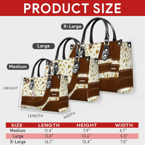 Playful Bone & Paw Pattern Dog Handbag – Custom Dog Art & Name Gift for Dog Parents - 89Prints