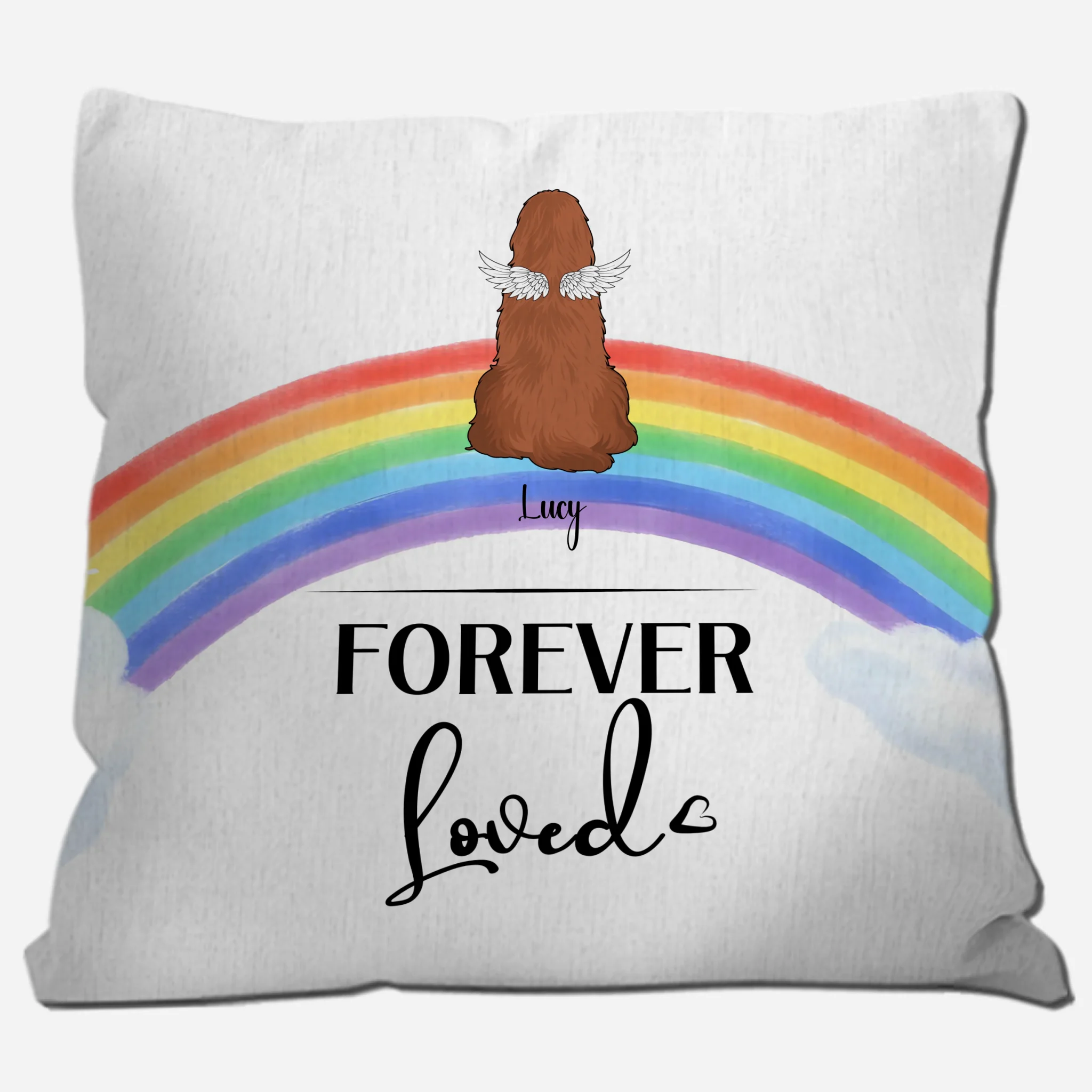 Forever Loved Pillow – Sentimental Present For Dog Lovers – 89Prints