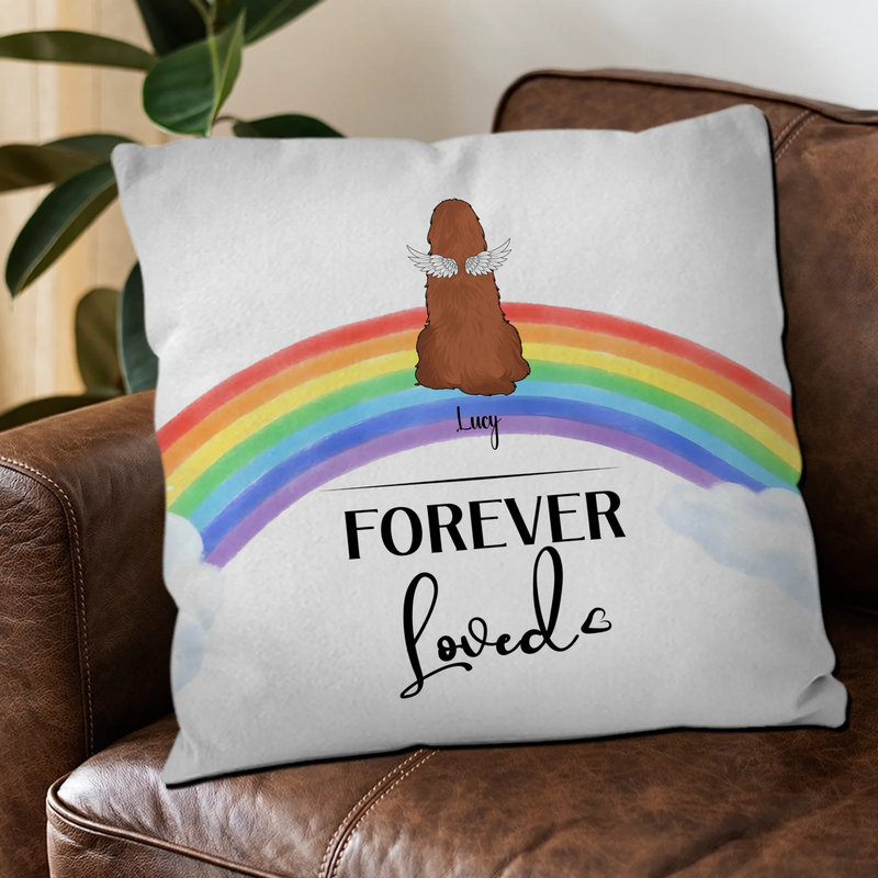 Forever Loved Pillow – Sentimental Present For Dog Lovers – 89Prints