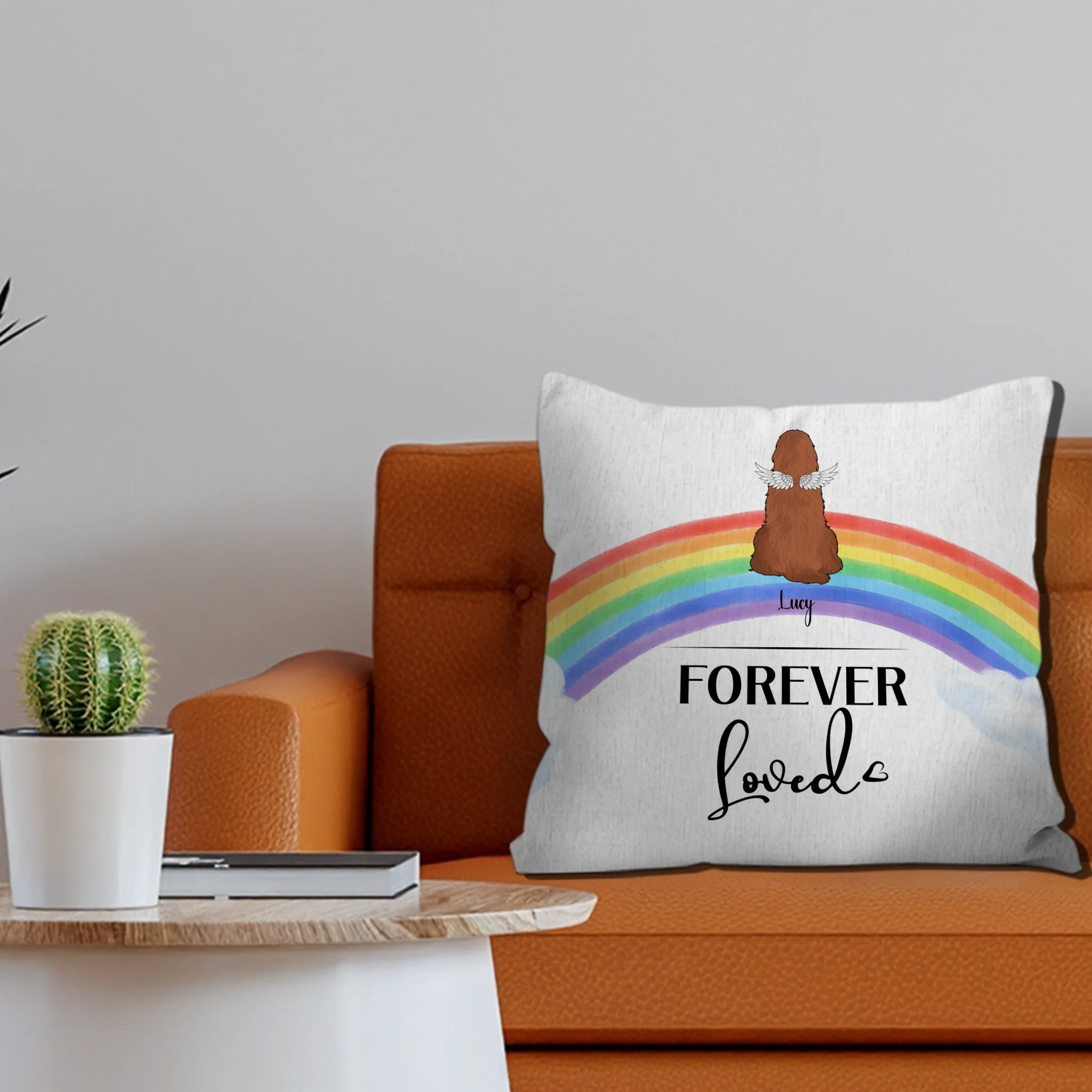 Forever Loved Pillow – Sentimental Present For Dog Lovers – 89Prints