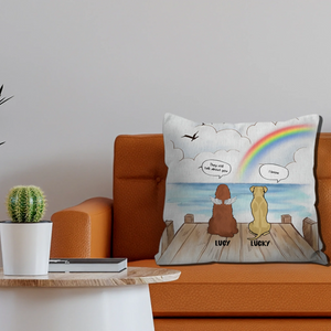 They Still Talk About You – I Know Pillow | Touching Custom Dog Gift for Owners | 89Prints