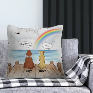 They Still Talk About You – I Know Pillow | Touching Custom Dog Gift for Owners | 89Prints