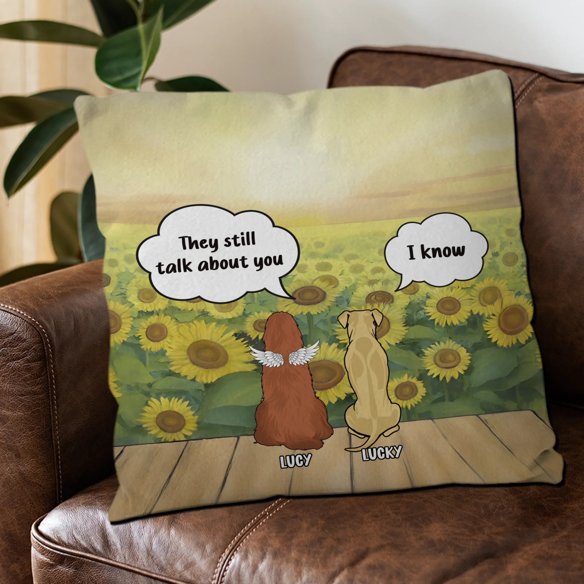 They Still Talk About You Pillow – Sentimental Gift For Dog Owners - 89Prints