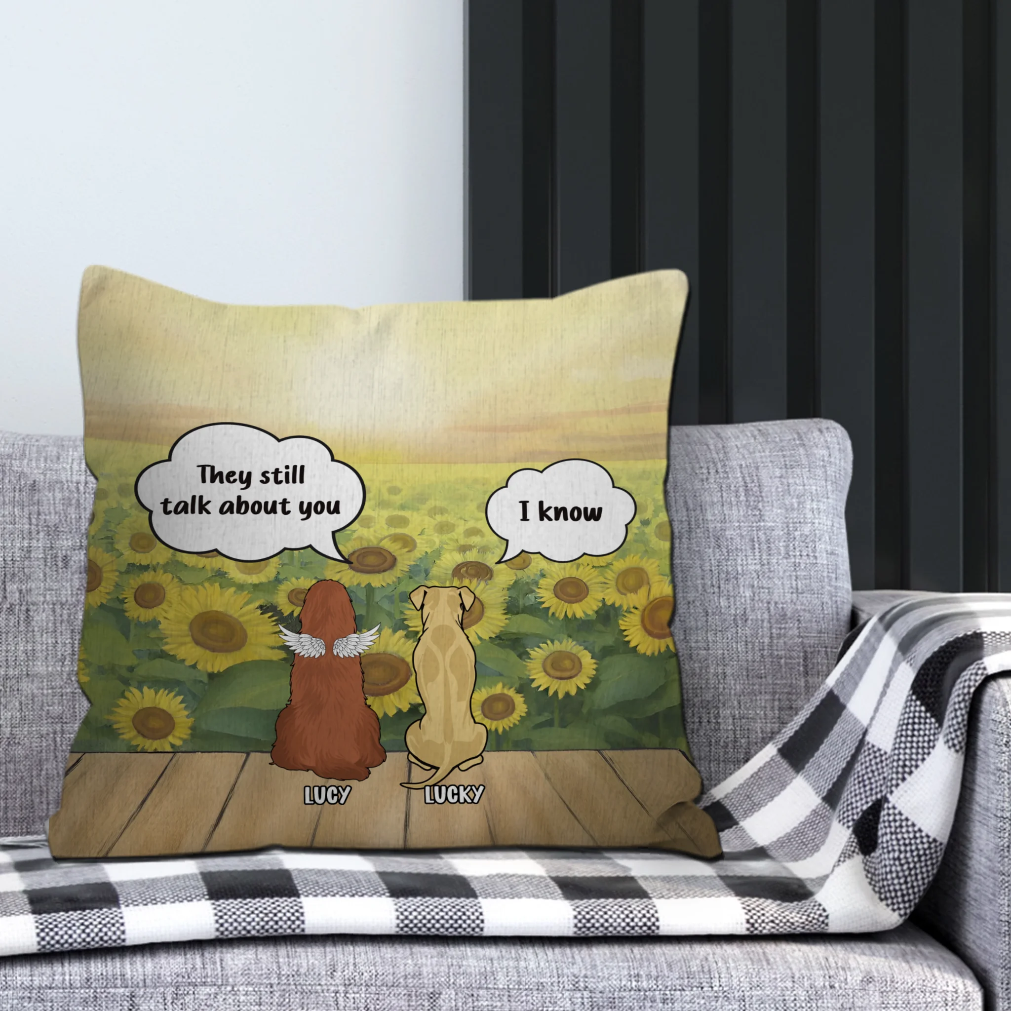 They Still Talk About You Pillow – Sentimental Gift For Dog Owners - 89Prints