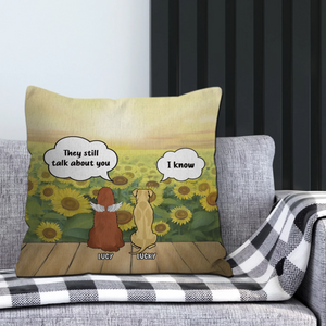 They Still Talk About You Pillow – Sentimental Gift For Dog Owners - 89Prints