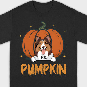 Personalized Dog Halloween T-Shirt | Custom Pet Name Tee - 89Prints