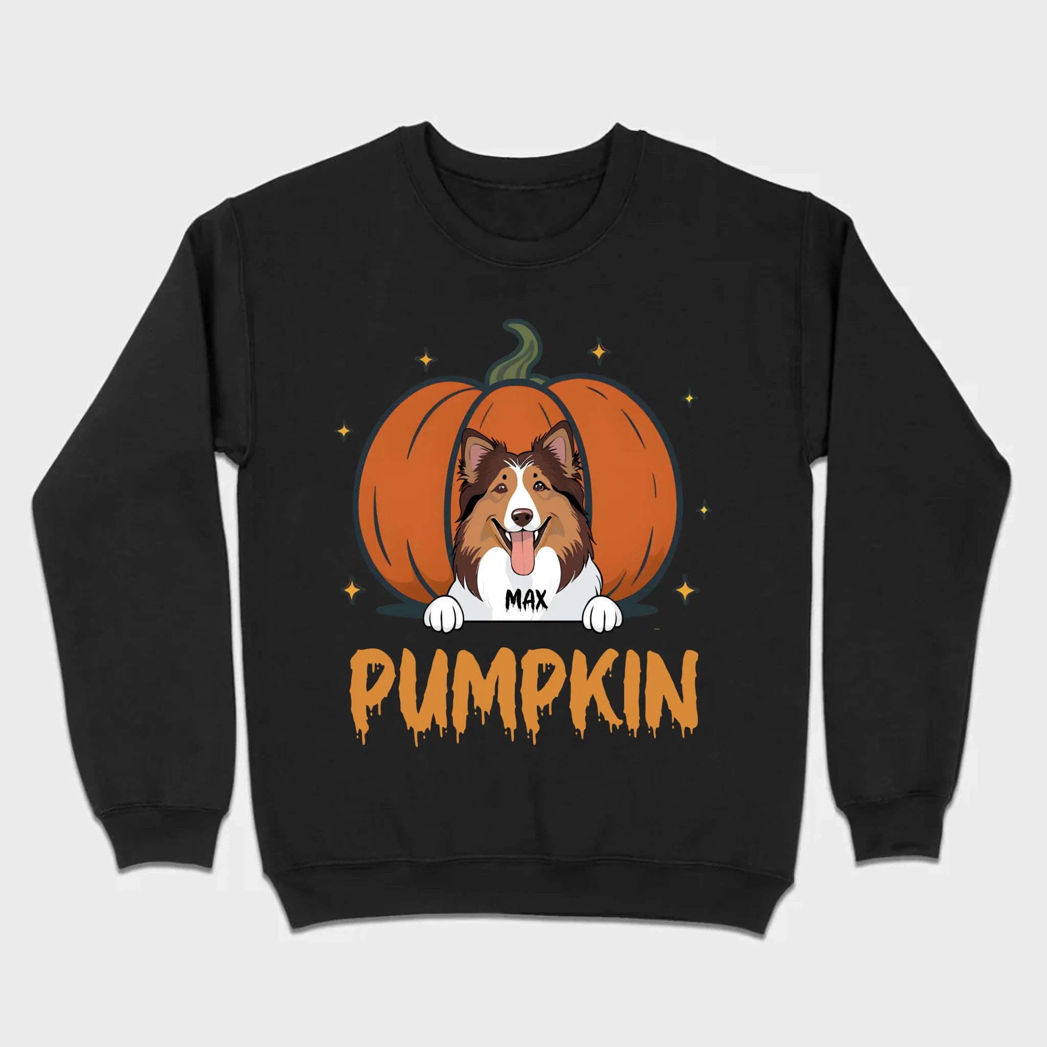 Personalized Dog Halloween T-Shirt | Custom Pet Name Tee - 89Prints