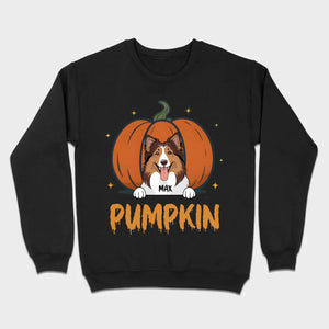 Personalized Dog Halloween T-Shirt | Custom Pet Name Tee - 89Prints
