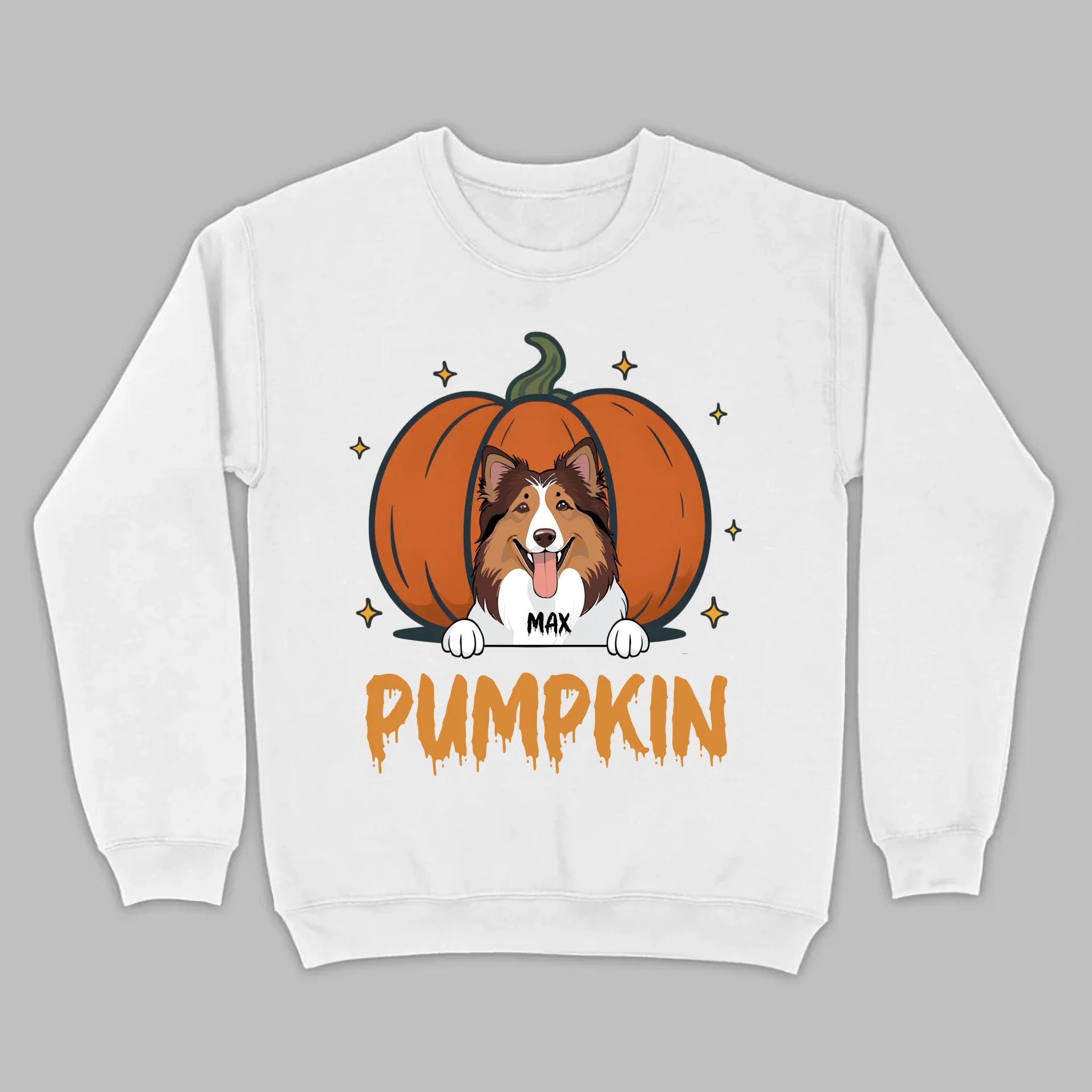 Personalized Dog Halloween T-Shirt | Custom Pet Name Tee - 89Prints