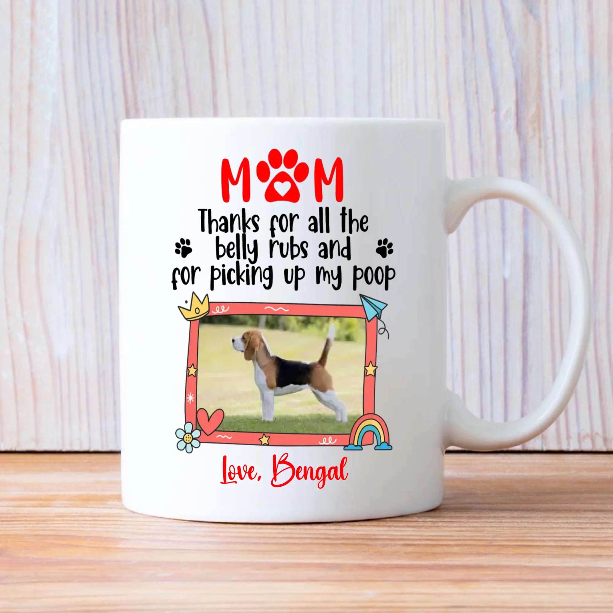 All You Need Is Love and a Dog Mug – Heartwarming Gift for Pet Lovers – 89Prints