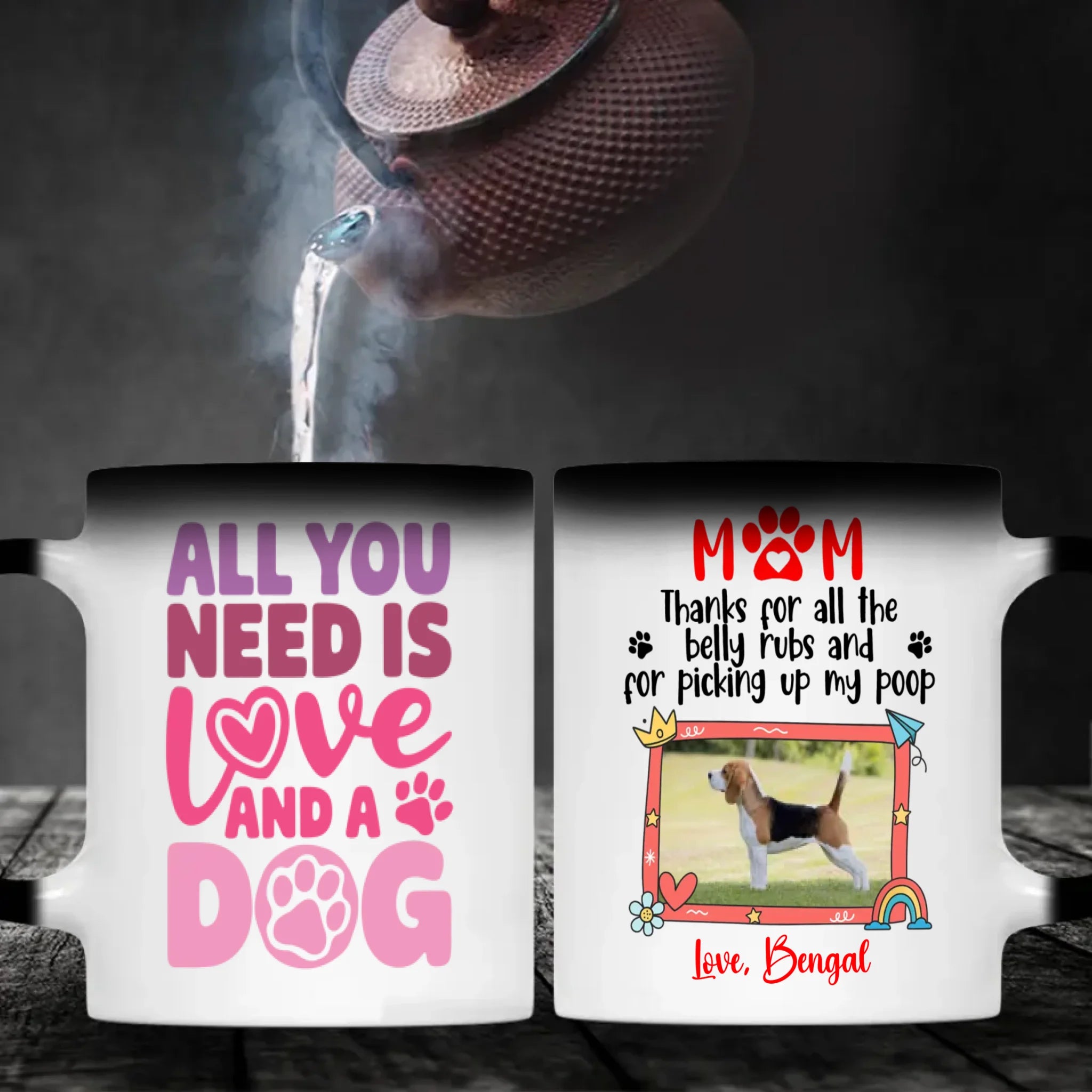 All You Need Is Love and a Dog Mug – Heartwarming Gift for Pet Lovers – 89Prints