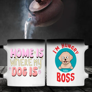 Customized Bichon Frise Mug With Photo For Dog Lovers - Home Is Where My Dog Are - 89Prints