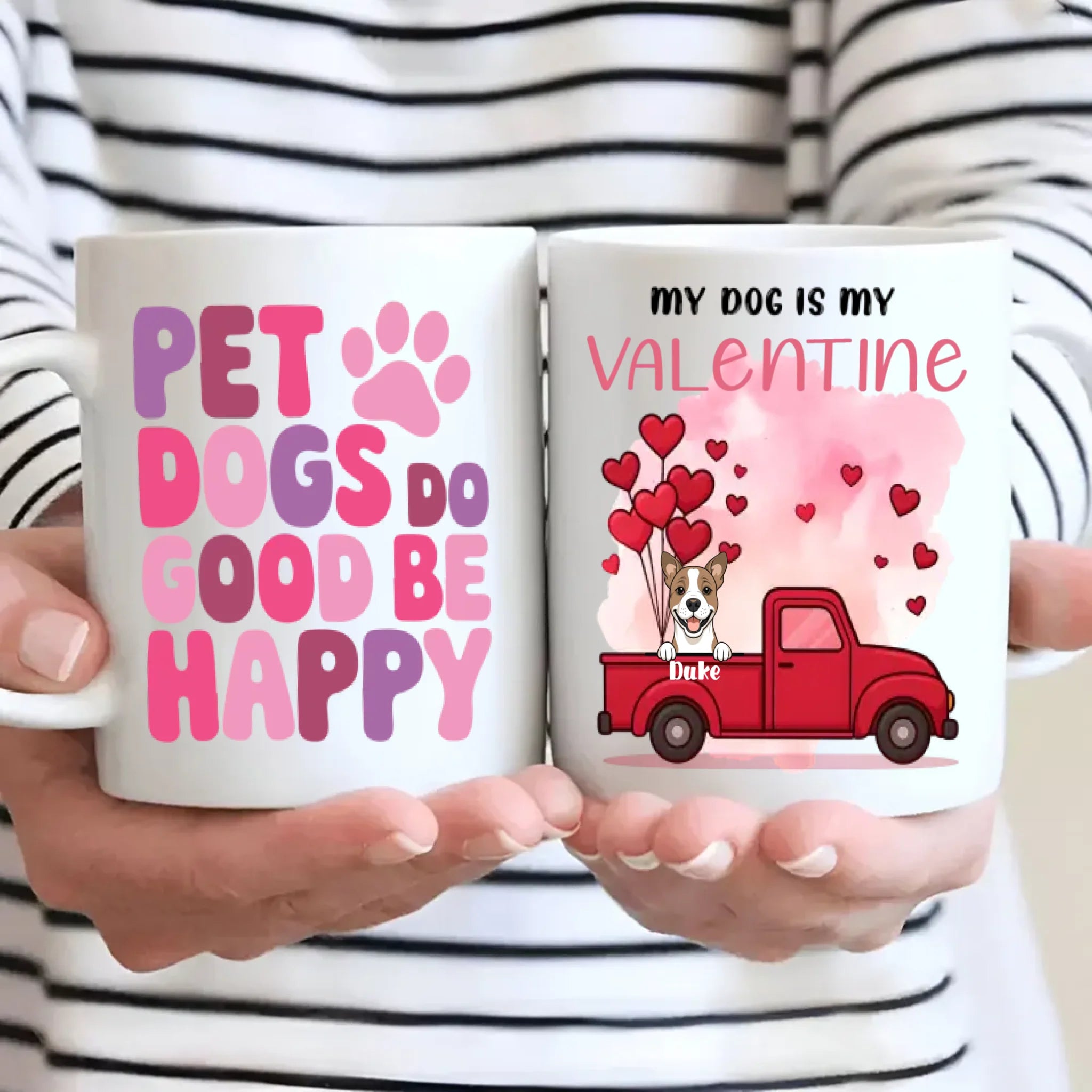 Adorable Personalized Valentine Dog Mug – Cute Custom Gift for Dog Lovers – 89Prints