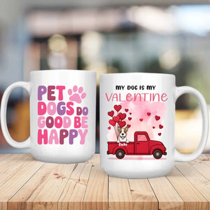 Adorable Personalized Valentine Dog Mug – Cute Custom Gift for Dog Lovers – 89Prints