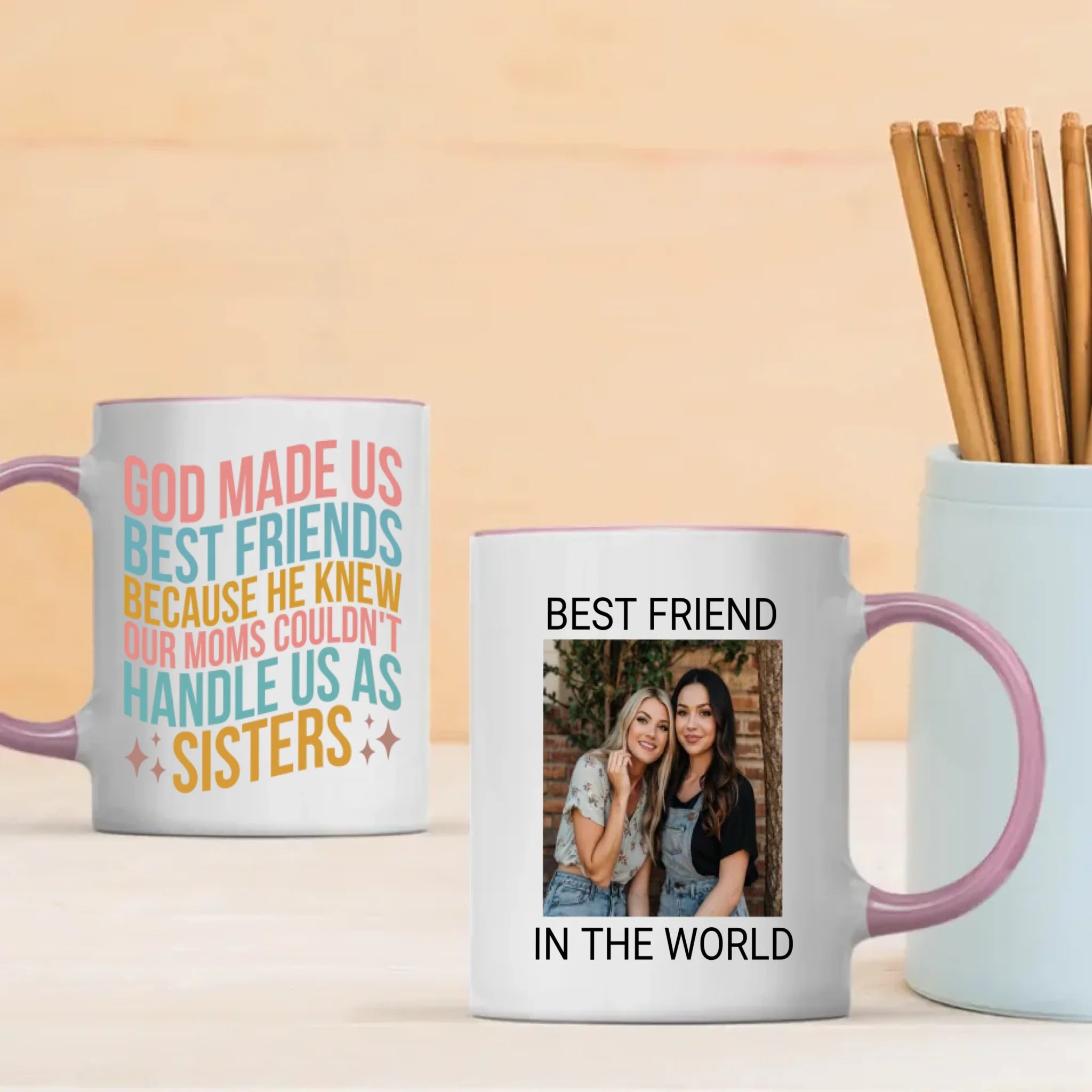 Magic Bestie Mug – Personalized Color-Changing Gift For Best Friend - 89Prints
