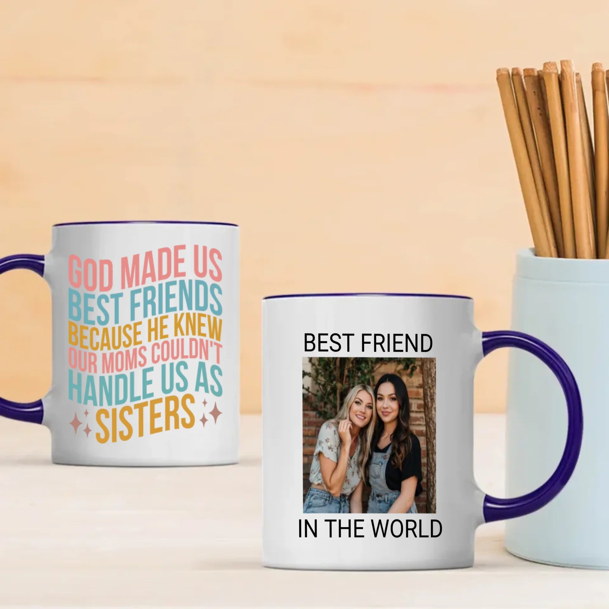 Magic Bestie Mug – Personalized Color-Changing Gift For Best Friend - 89Prints