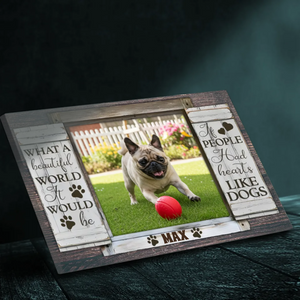 Meaningful Custom Pug Canvas Gift - If People Had Hearts Like Dogs | 89Prints