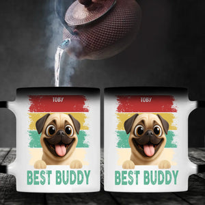 Heartfelt Custom Pug Mug Present For Dog Lovers - Best Buddy | 89Prints