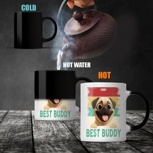Heartfelt Custom Pug Mug Present For Dog Lovers - Best Buddy | 89Prints