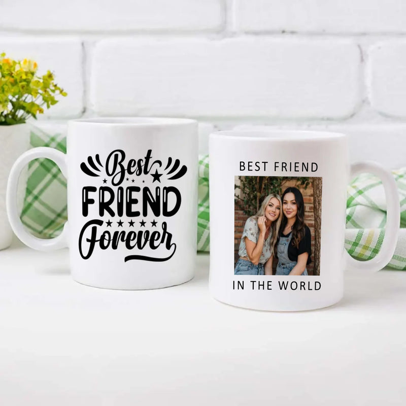Best Friend Forever Mug – Fun Friendship Cup - 89Prints