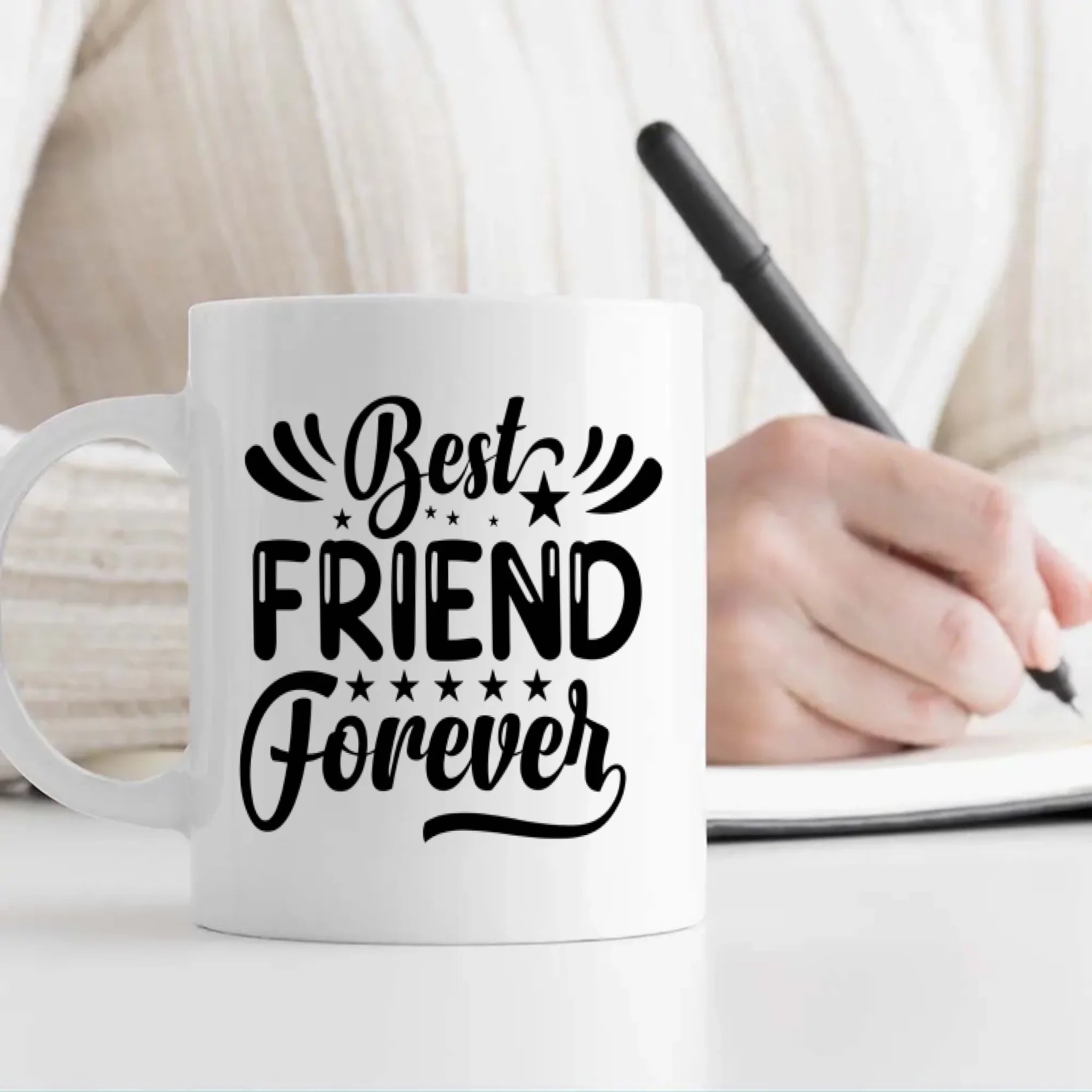 Best Friend Forever Mug – Fun Friendship Cup - 89Prints