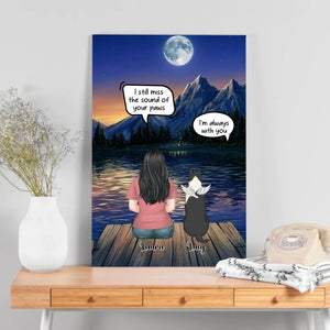 Meaningful Personalized Dog Lover Canvas Present - I Still Miss The Sound Of Your Paws | 89Prints
