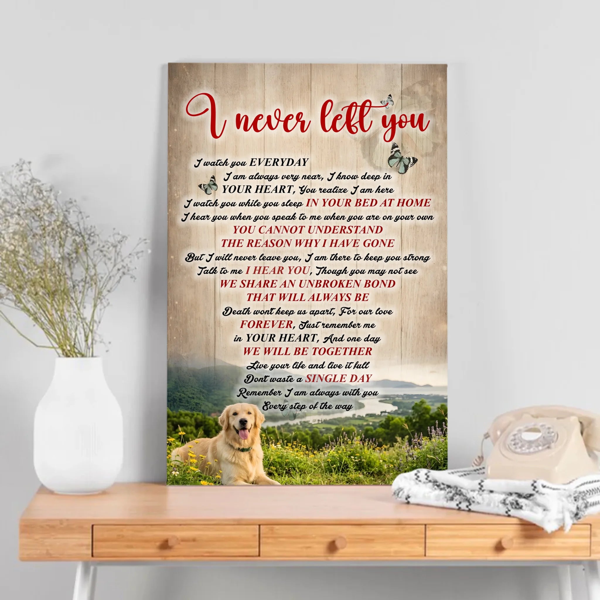 Custom Name Wall Decor - I Never Left You - 89Prints