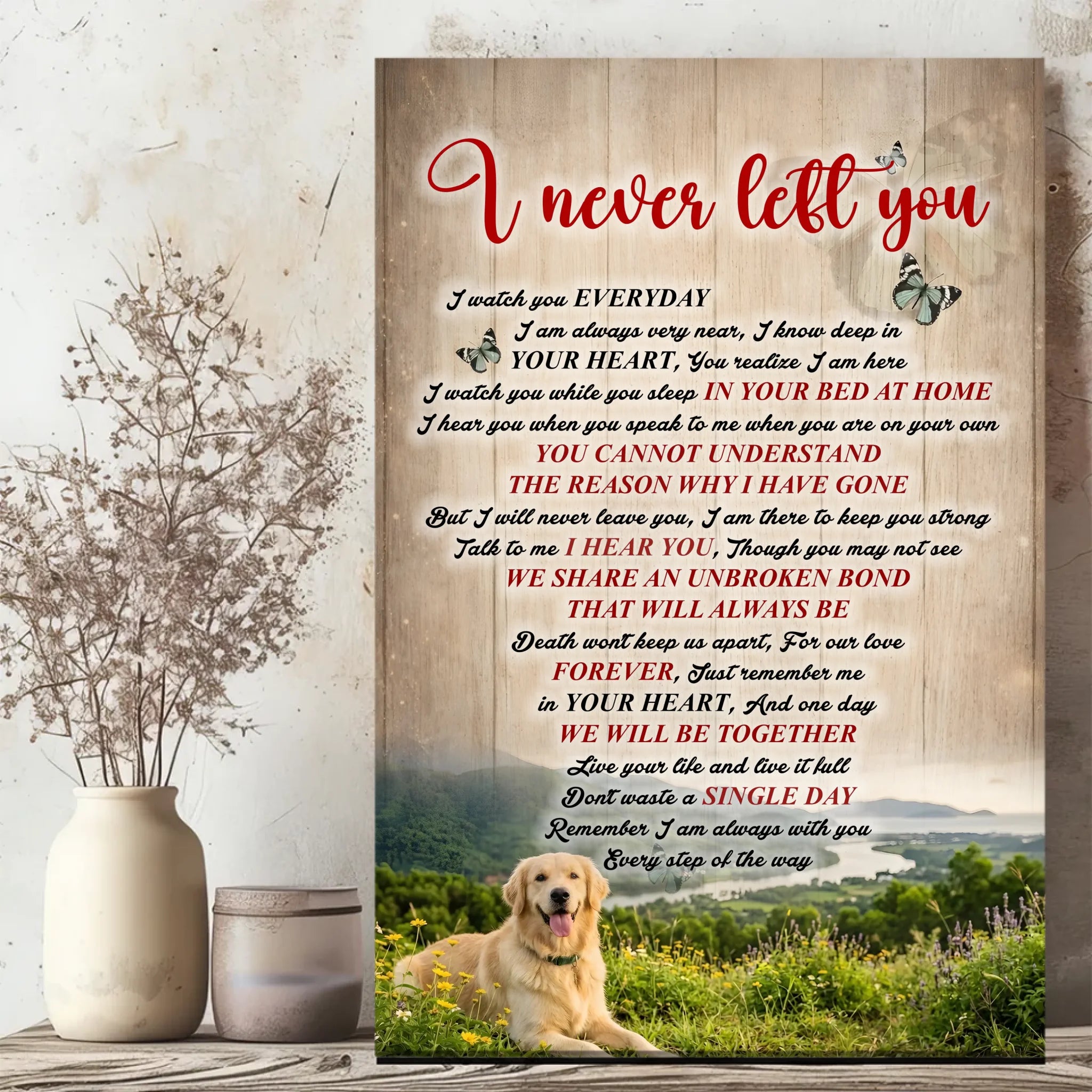Custom Name Wall Decor - I Never Left You - 89Prints