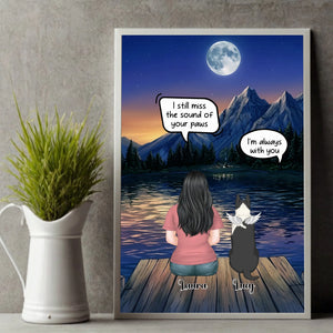 Heartfelt Personalized Dog Poster Present - I Still Miss The Sound Of Your Paws | 89Prints