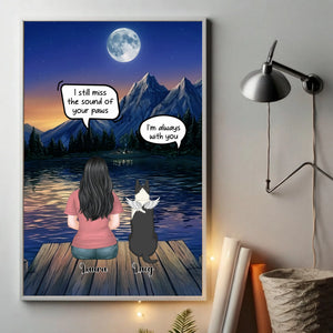 Heartfelt Personalized Dog Poster Present - I Still Miss The Sound Of Your Paws | 89Prints
