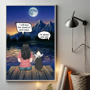 Heartfelt Personalized Dog Poster Present - I Still Miss The Sound Of Your Paws | 89Prints