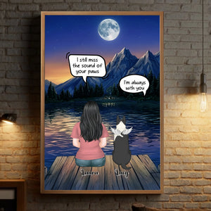 Heartfelt Personalized Dog Poster Present - I Still Miss The Sound Of Your Paws | 89Prints