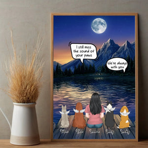 Heartfelt Personalized Dog Poster Present - I Still Miss The Sound Of Your Paws | 89Prints