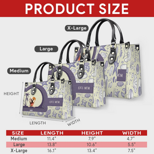 Ocean Seashell Doodle Pattern Dog Handbag – Custom Dog Art & Best Gifts For Dog Owners - 89Prints