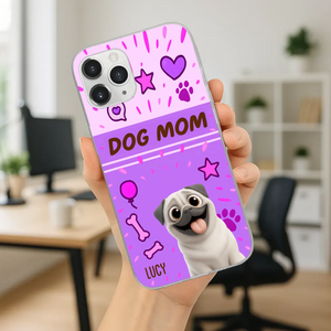 Special Custom Pug Dog Mom Phone Case Gift | 89Prints
