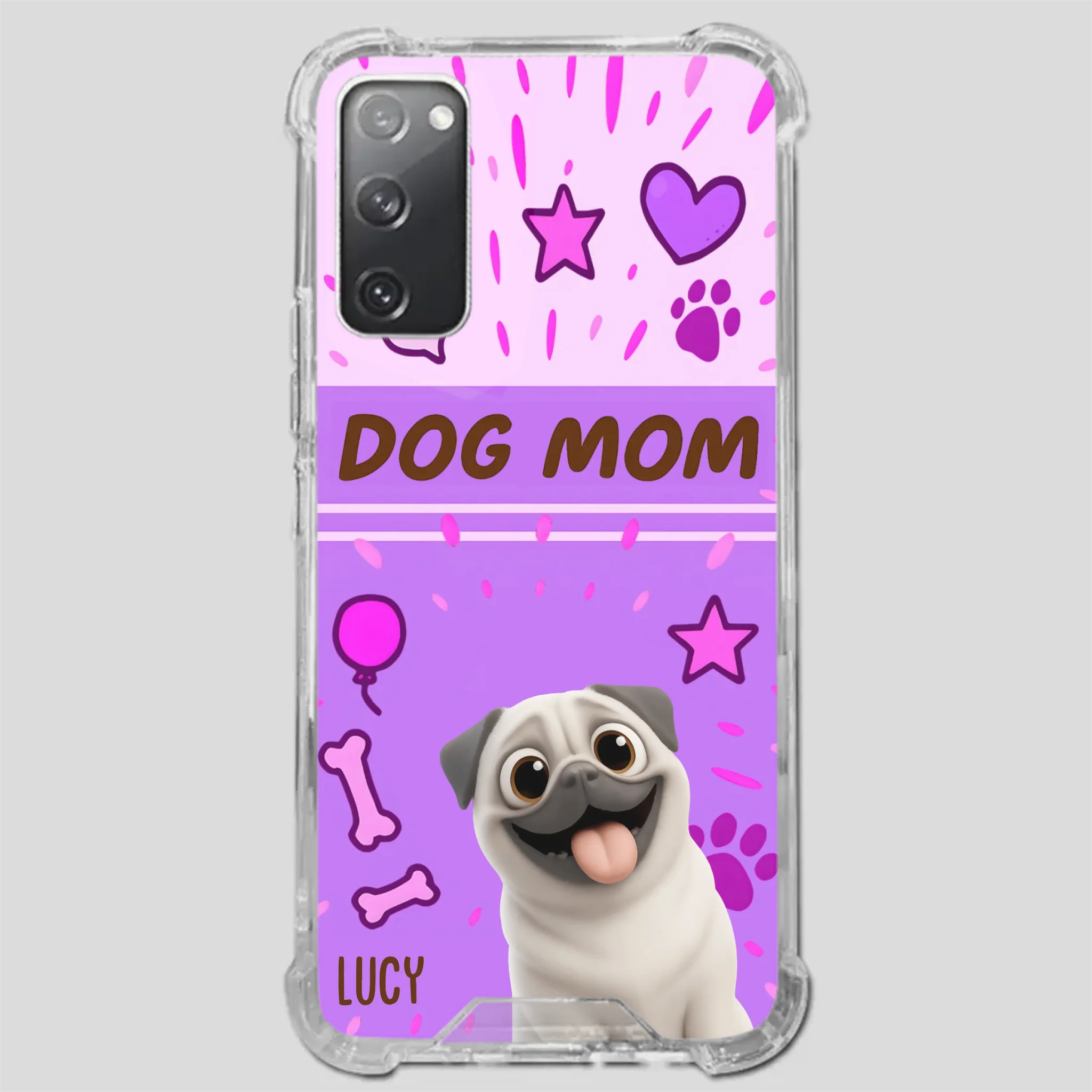 Special Custom Pug Dog Mom Phone Case Gift | 89Prints