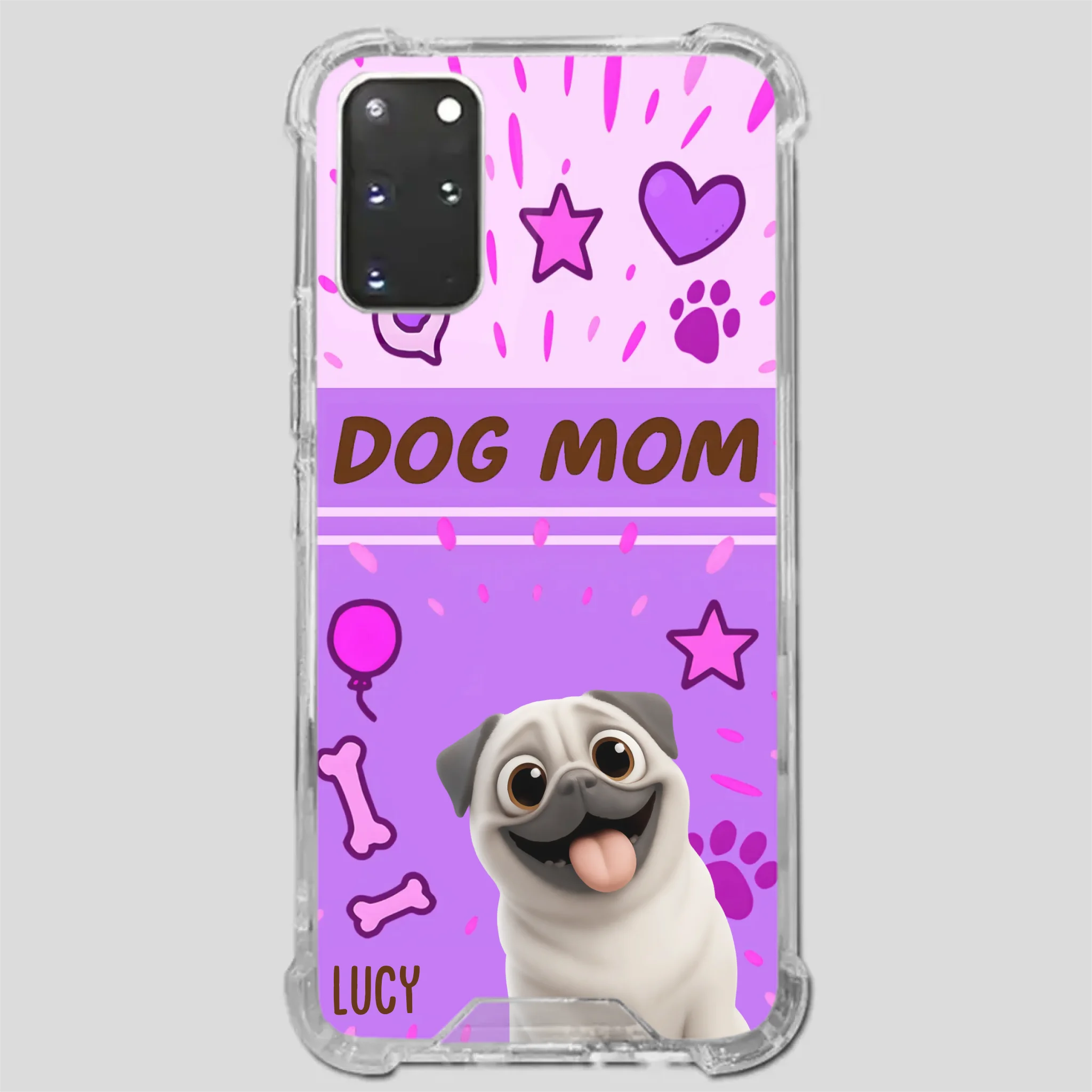 Special Custom Pug Dog Mom Phone Case Gift | 89Prints