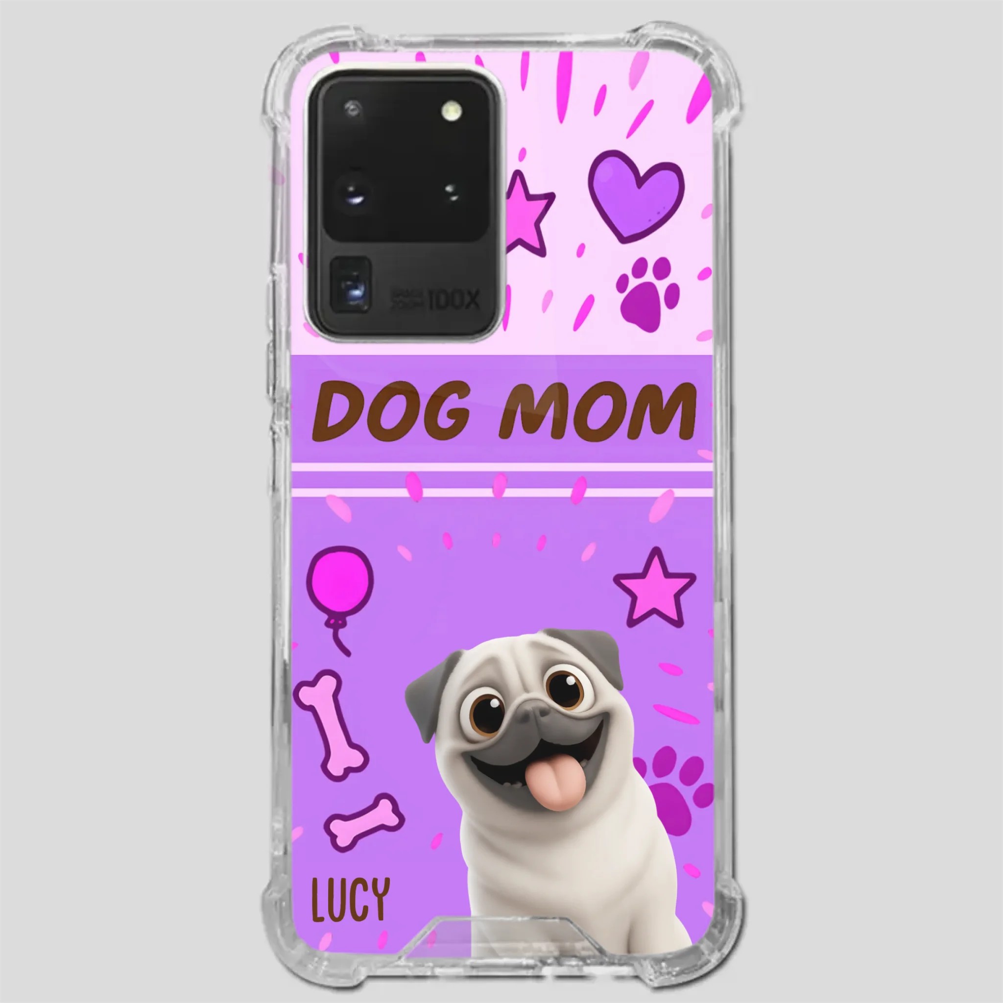 Special Custom Pug Dog Mom Phone Case Gift | 89Prints